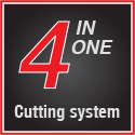 Mountfield-4in1 cutting system