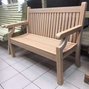 SWNT2 2 seater polymer teak bench