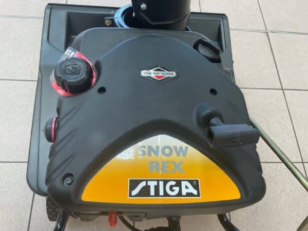 stiga snow rex petrol snow blower